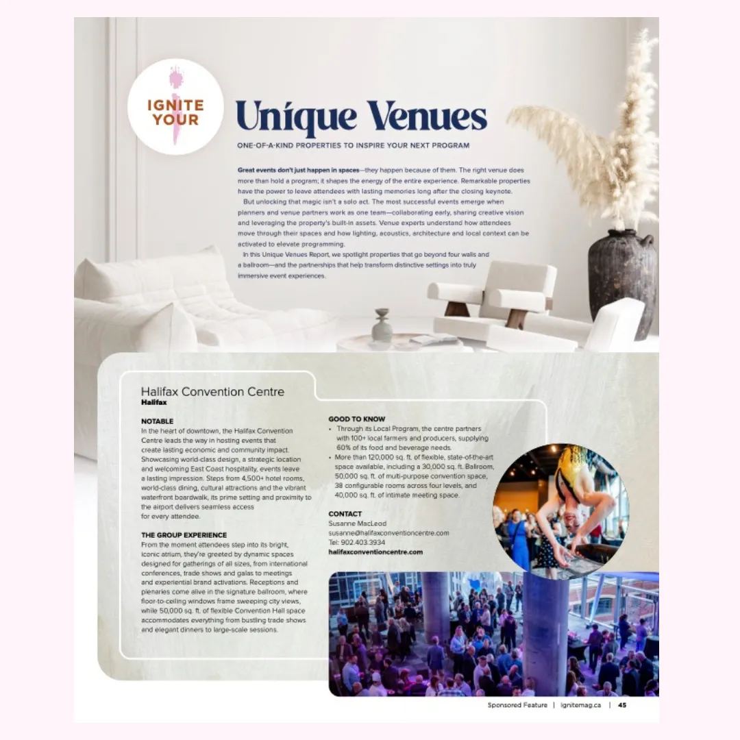 Ignite Your Unique Venues - Spring 2026