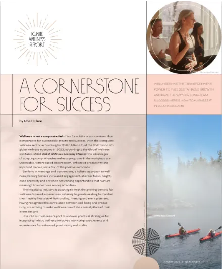 Wellness Report - Cornerstone For Success