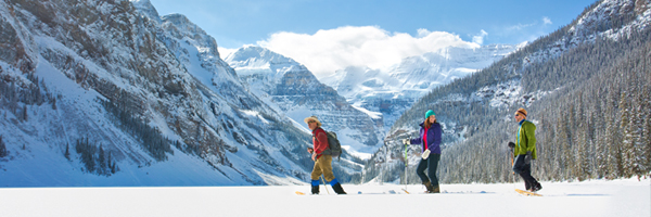 Snowshoeing, Fairmont Chateau Lake Louise