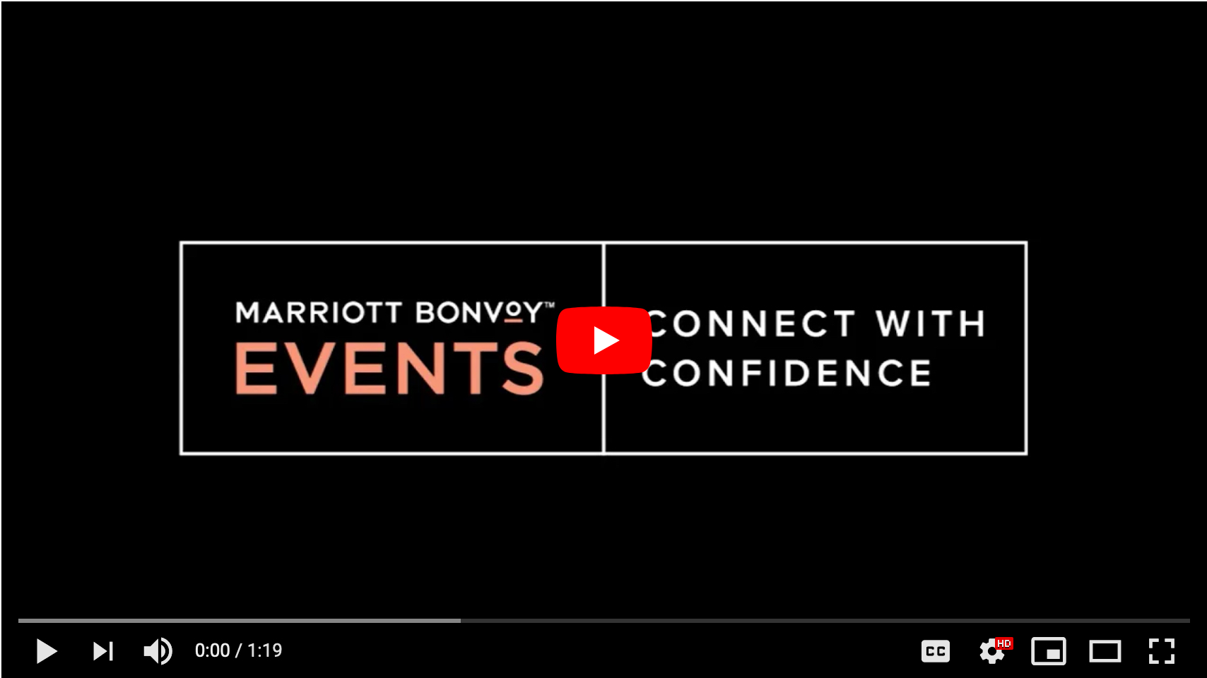 Marriott Connect with Confidence