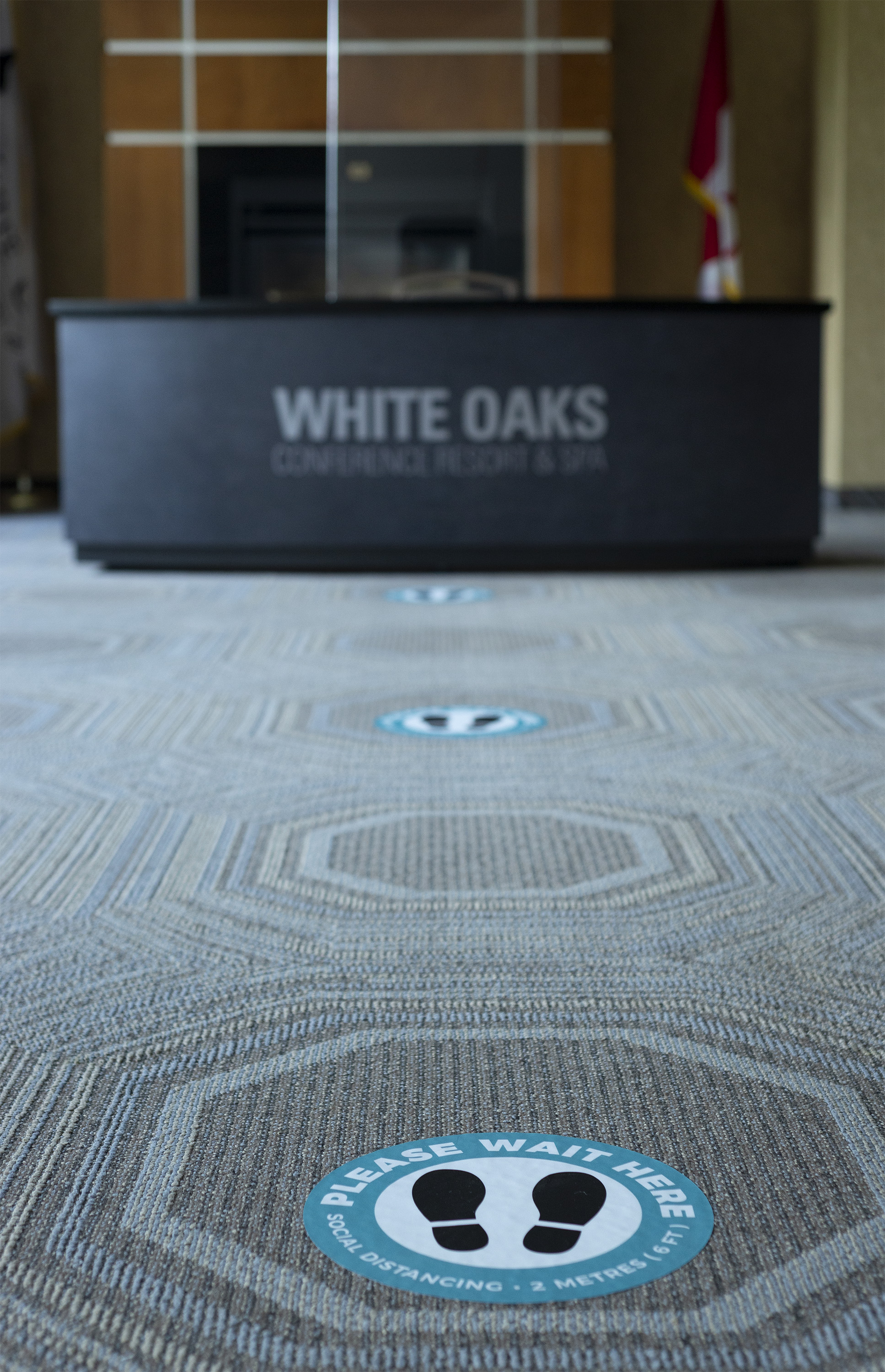 Floor Decals: White Oaks Resort & Spa